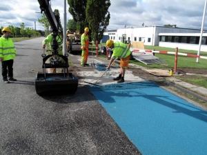 Barwiony asfalt ColorFalt V Duński Błękit